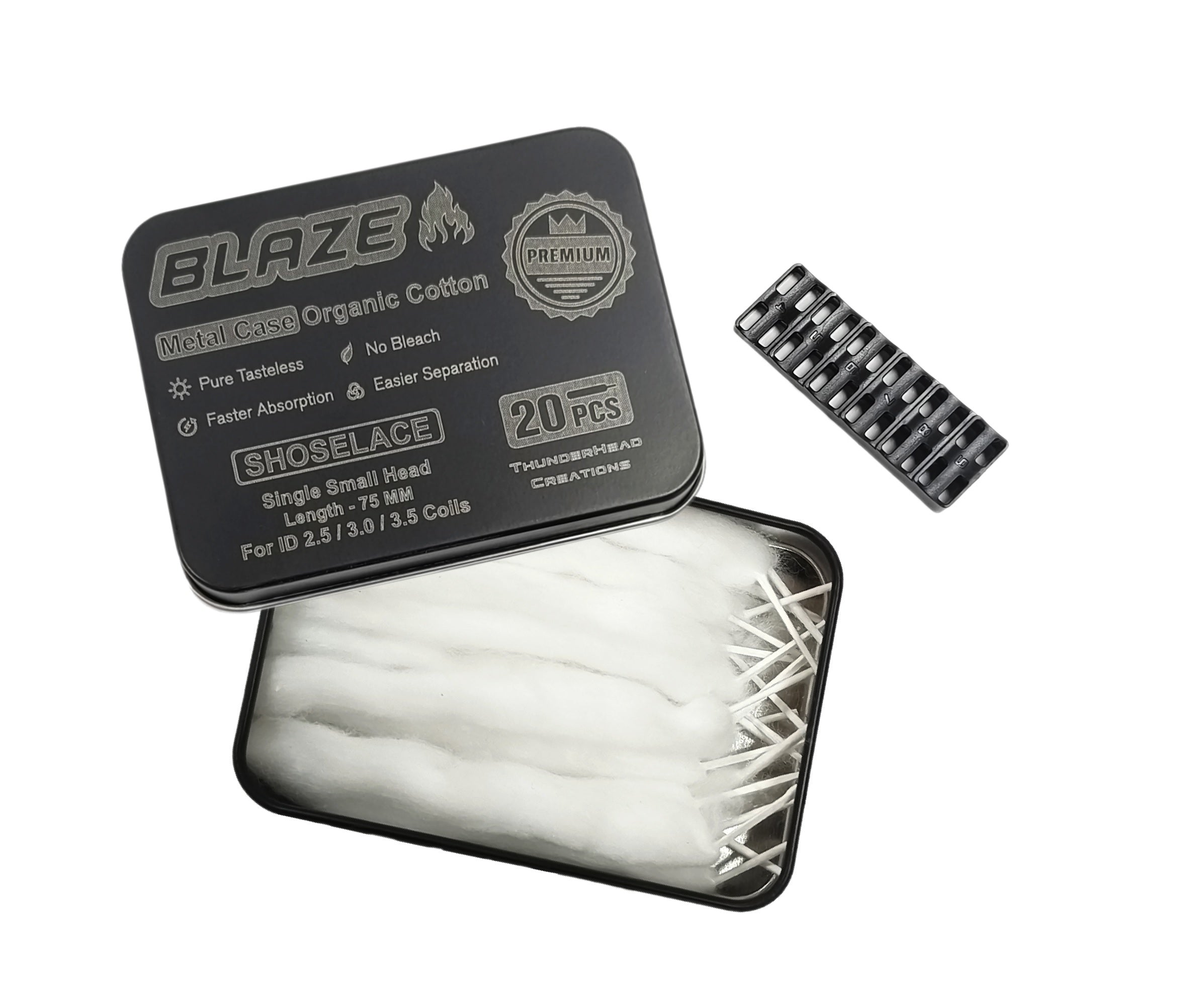 Tubo de vidrio de 2,0 ml y tubo de vidrio de burbuja de 5,5 ml para Blaze 26MM RTA