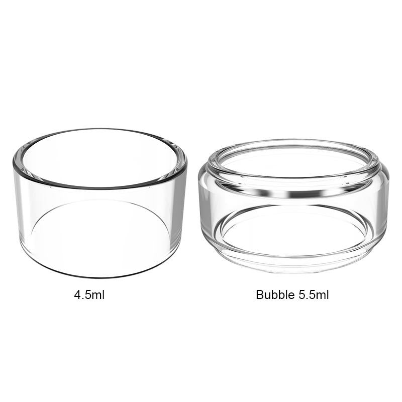 Tubo de vidrio de 2,0 ml y tubo de vidrio de burbuja de 5,5 ml para Blaze 26MM RTA
