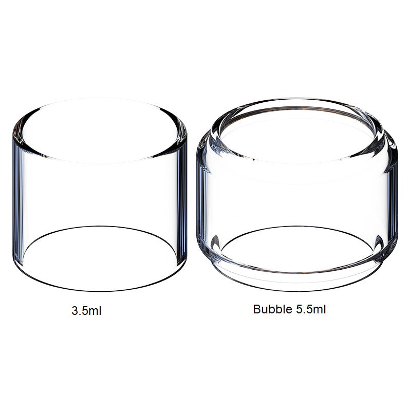 لوله شیشه ای 2.0 میلی لیتری و لوله شیشه ای حباب دار 5.5 میلی لیتری برای Blaze 26 میلی متری RTA